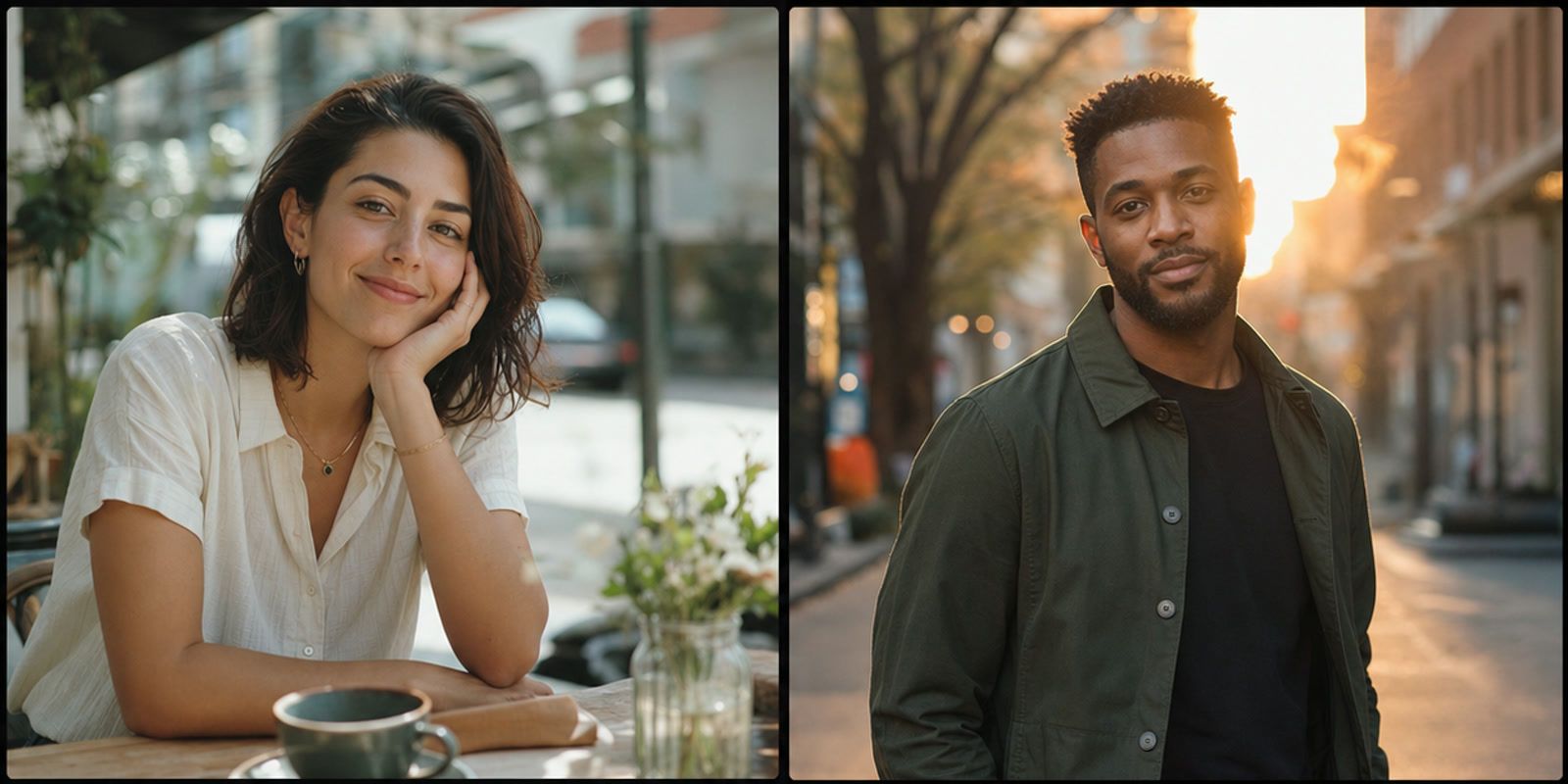 Natural café and city-walk dating profile examples from imageat
