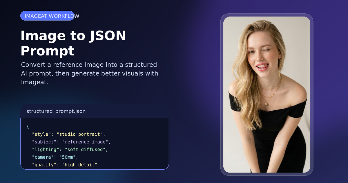 Image to JSON Prompt: How to Convert an Image into AI Prompts | imageat ...