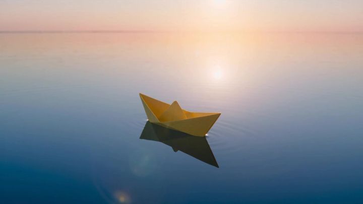 Seedance 2.5 cinematic paper boat video generated on imageat