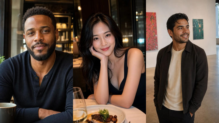 three polished first date outfit ideas for coffee, dinner, and a gallery afternoon