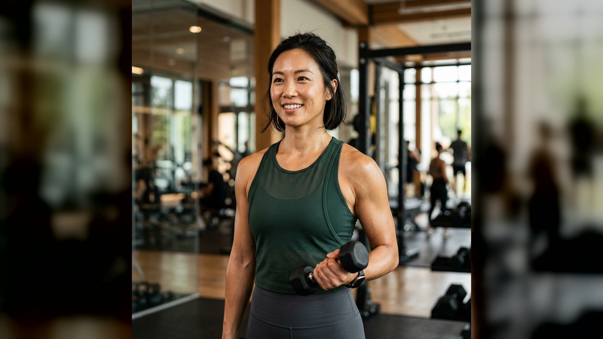 Athletic gym portrait from the imageat fitness photo pack