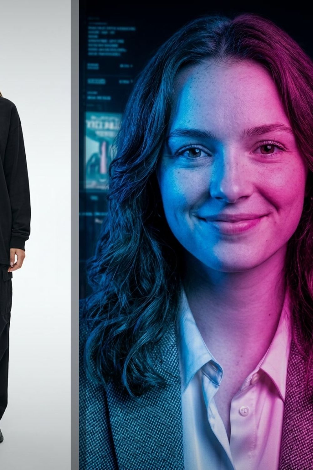 Side-by-side Imageat examples showing AI image generation, AI photo editing, and stylized portrait creation