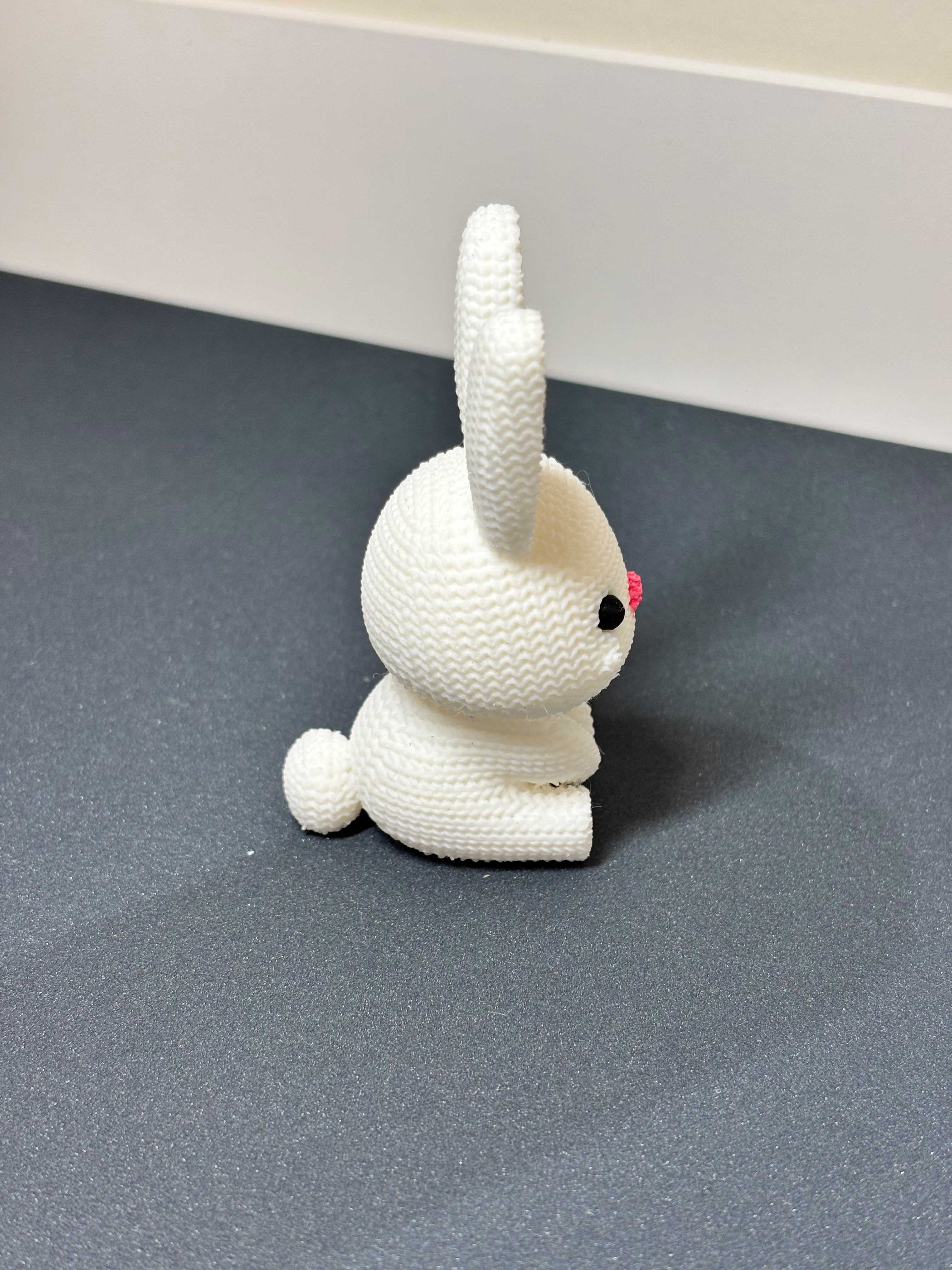 Cute Minimalist Bunny Rabbit Figurine view 3