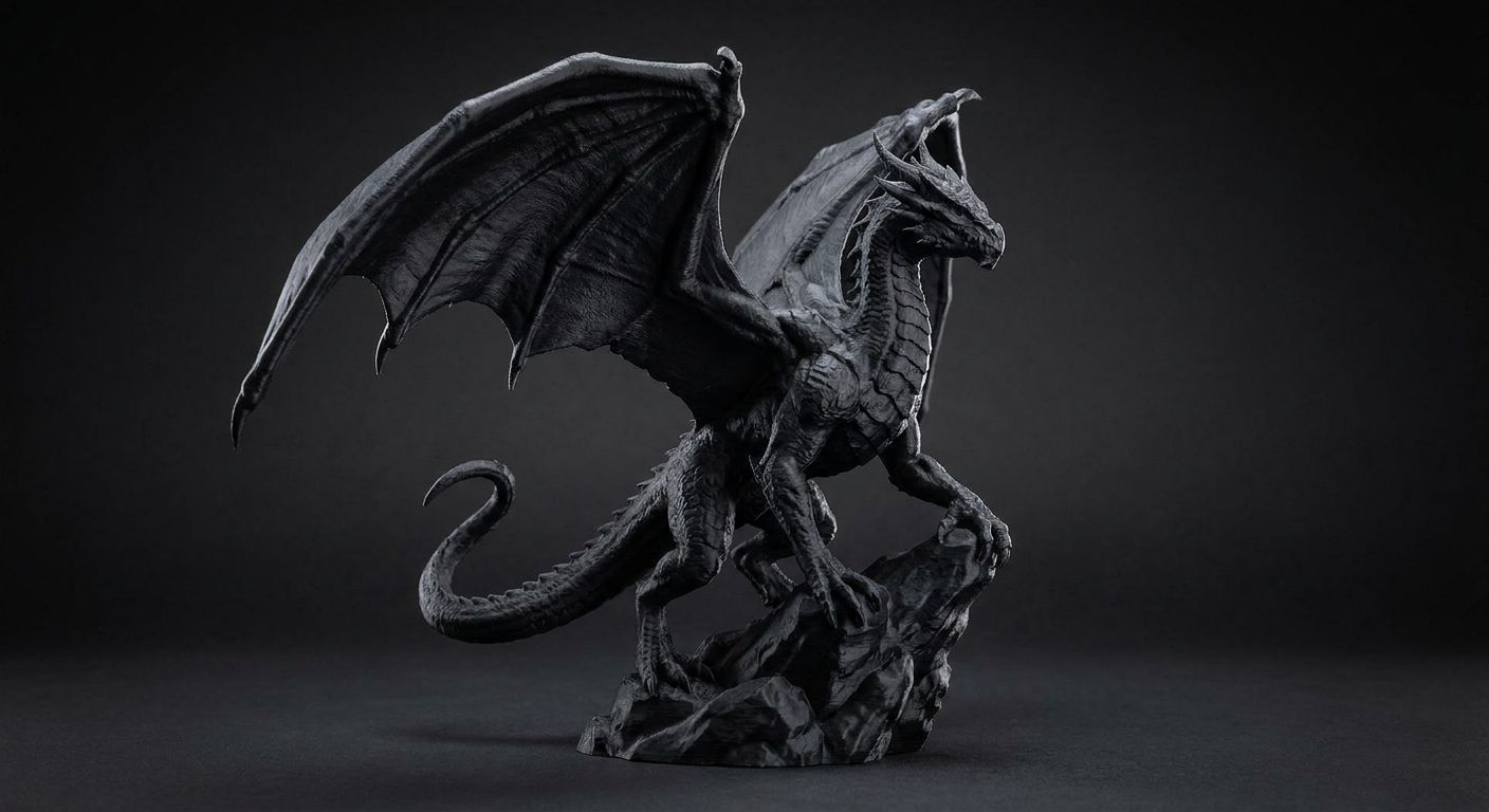 Smaug Mythical Fire Dragon view 2