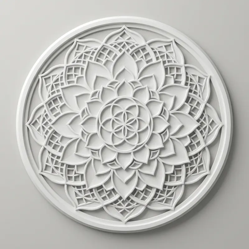 Mandala Sacred Geometry Wall Panel