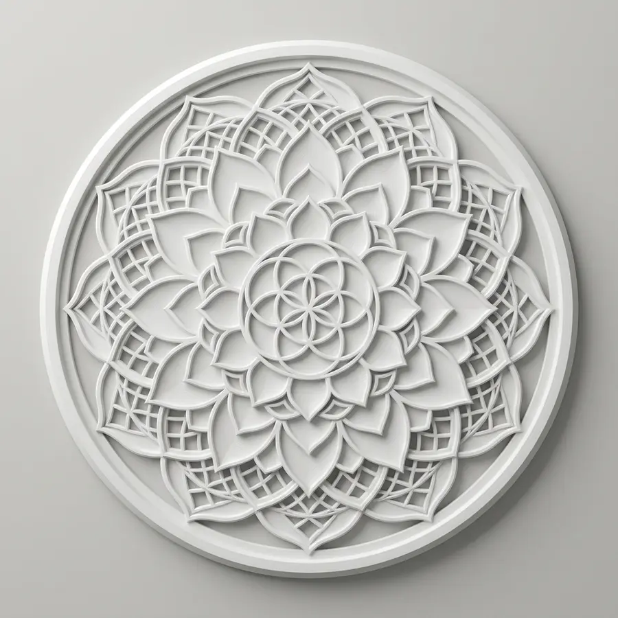 Mandala Sacred Geometry Wall Panel
