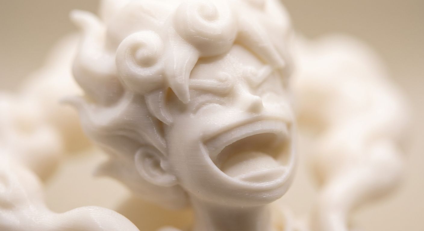 Luffy Gear 5 Sun God 3D Figurine view 3
