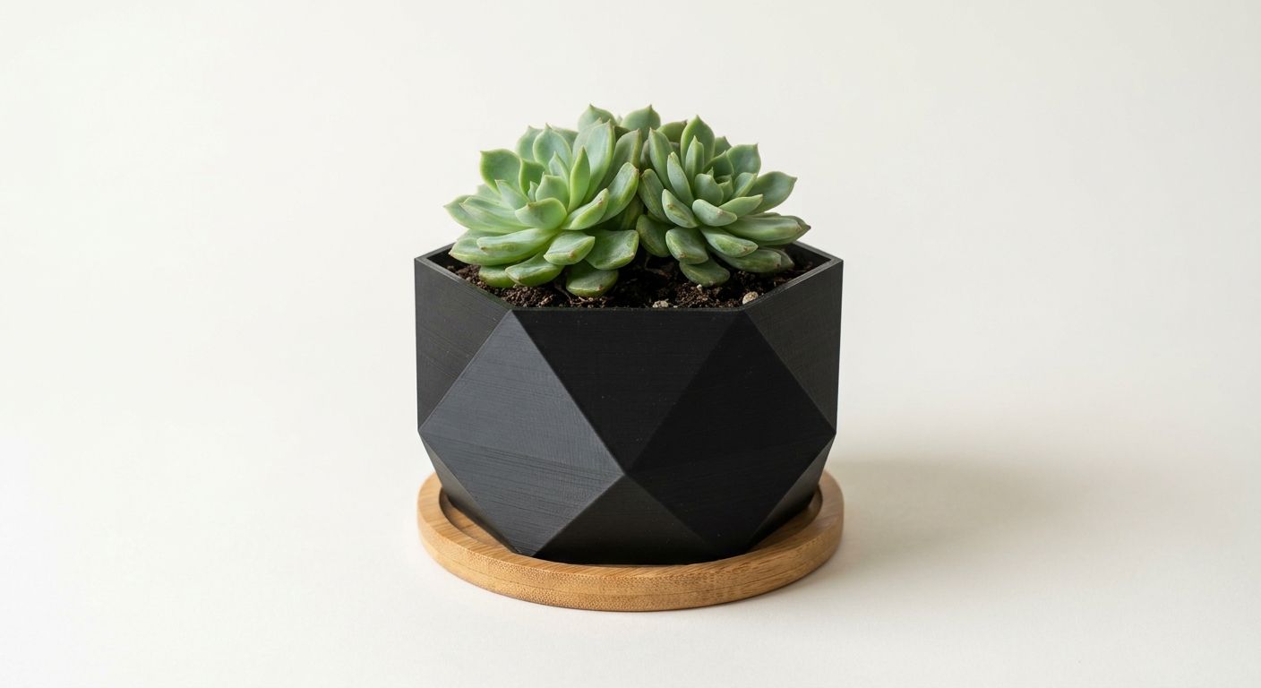 Geometric Hexagonal Succulent Planter view 2