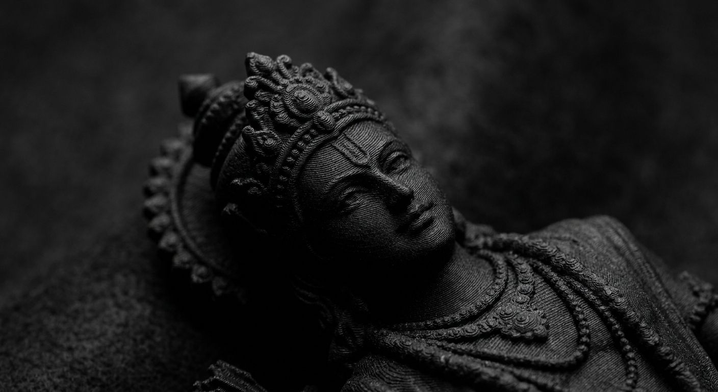 Lord Ram with Kodanda Bow 3D Idol view 4