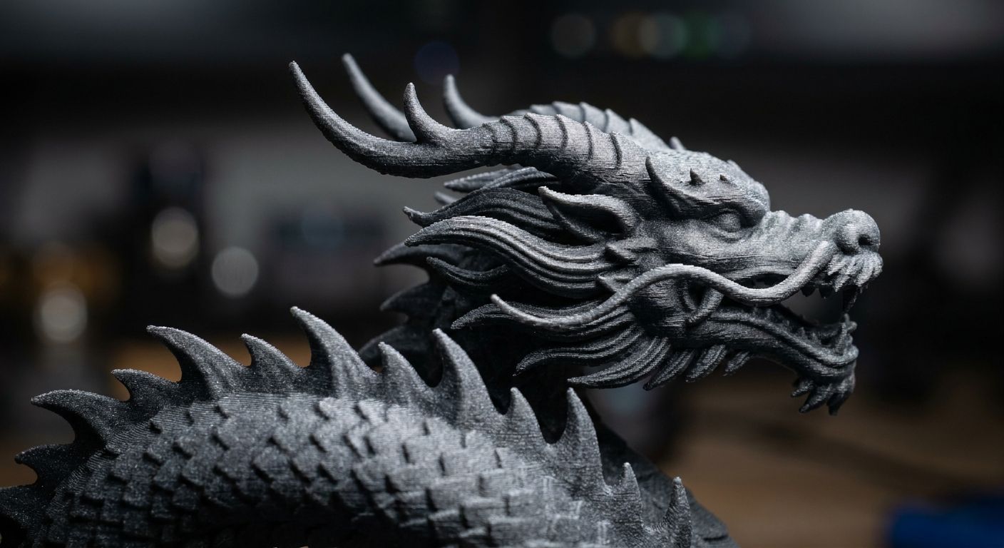 Imperial Eastern Coiled Dragon view 3
