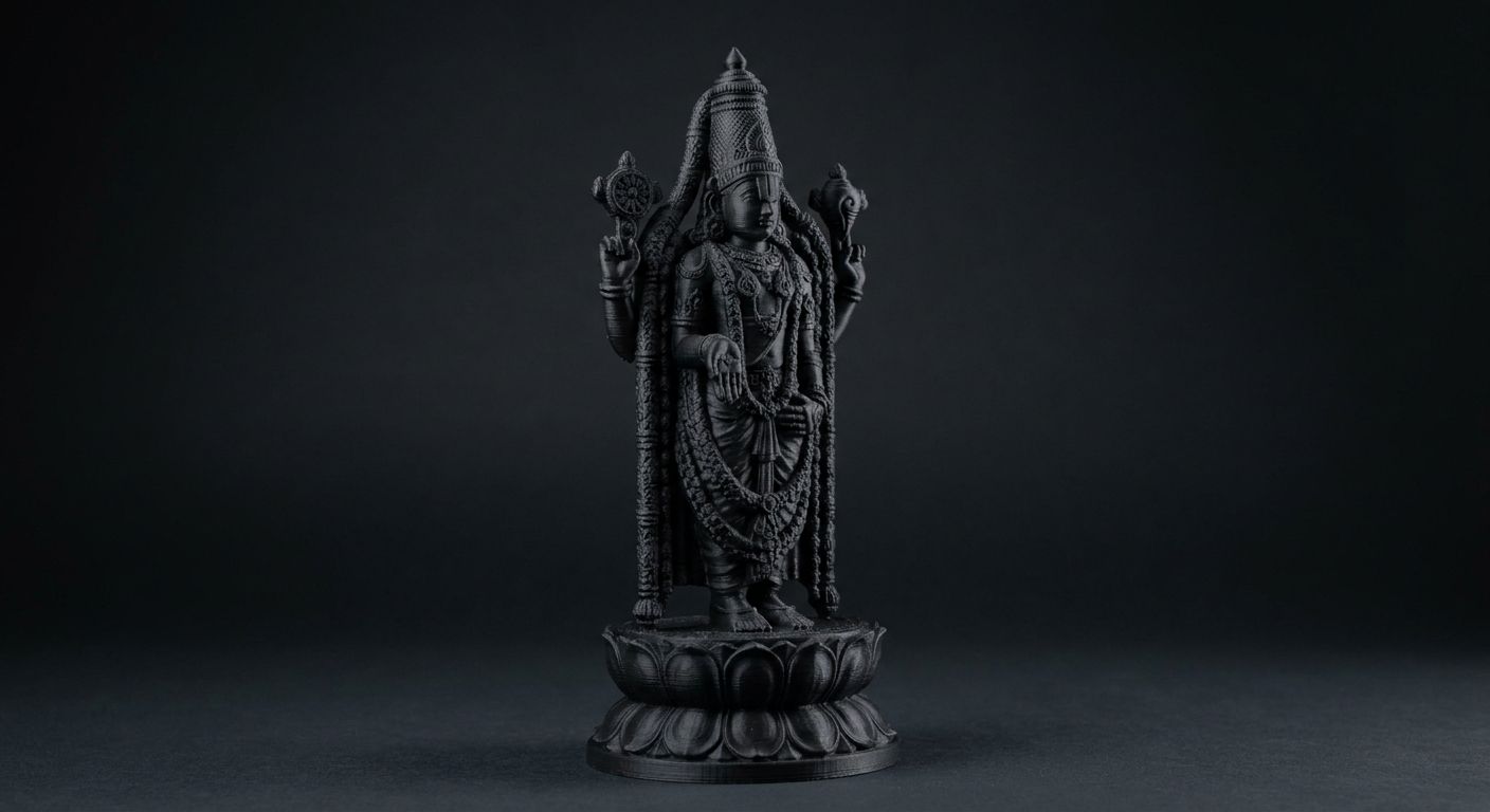 Lord Balaji Venkateswara 3D Idol view 2
