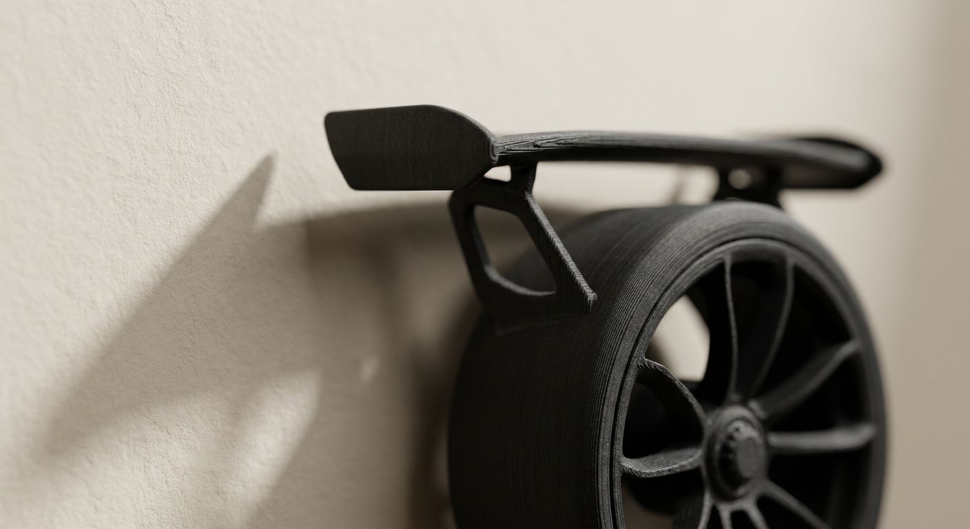 Porsche 911 GT3 RS 3D Printed Wall Art view 3