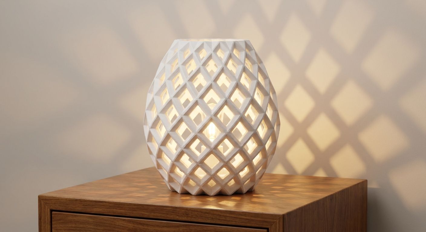 Parametric Origami Table Lamp view 2