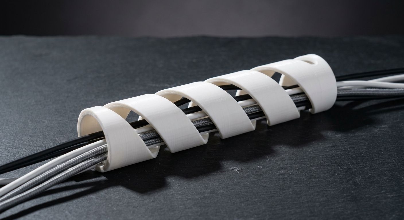 Spiral Helix Cable Dock Organizer view 2