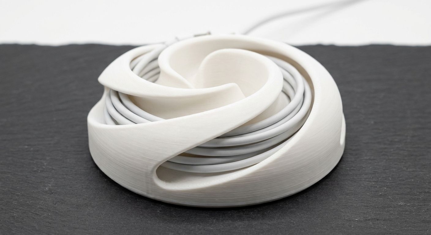 Spiral Helix Cable Dock Organizer