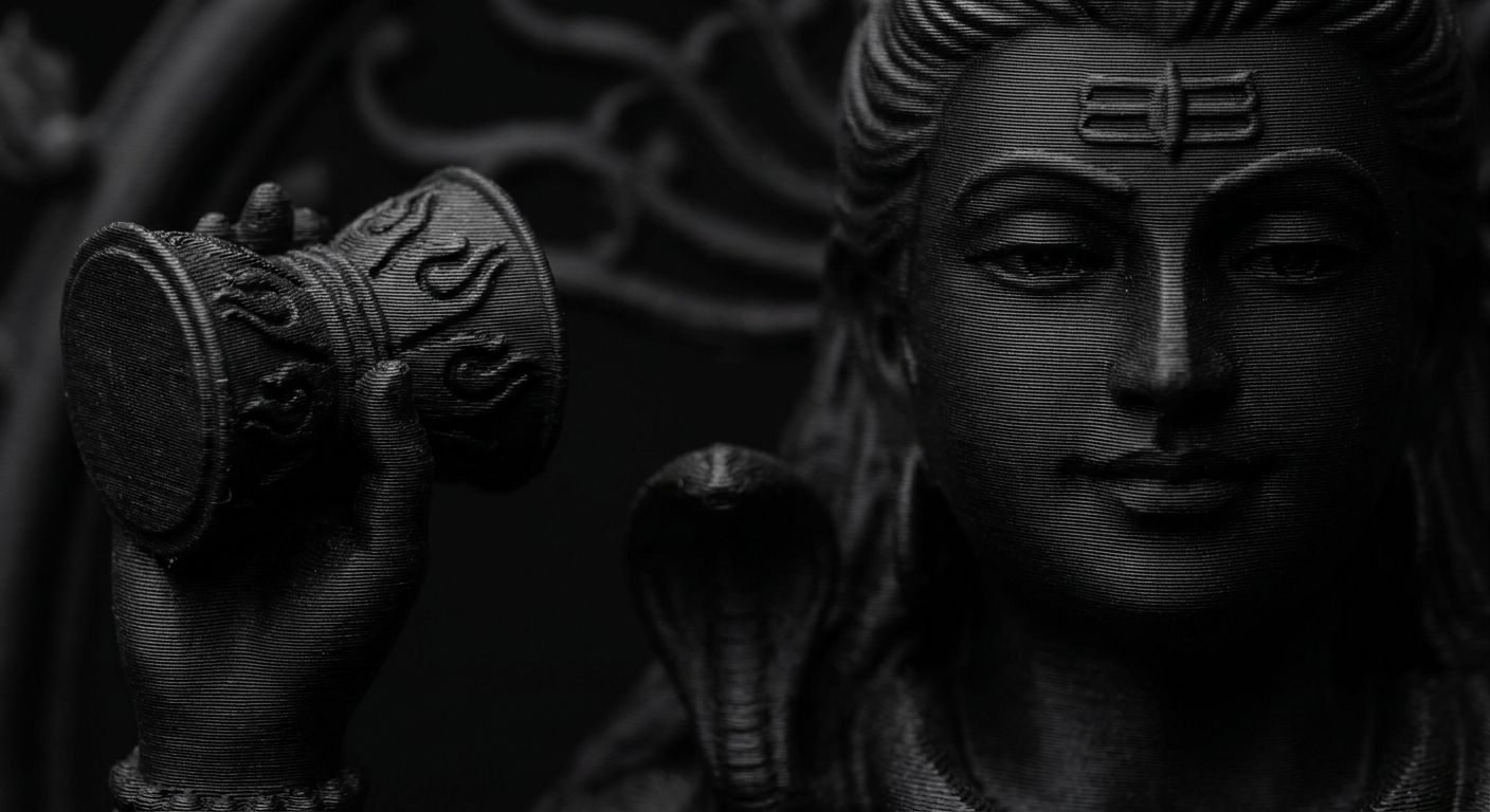 Lord Nataraja Cosmic Dance 3D Idol view 4