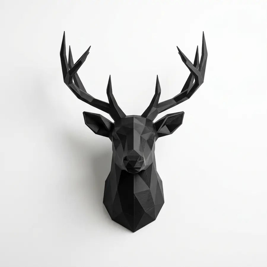 Geometric Deer Wall Art