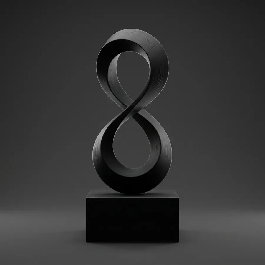 Infinity Möbius Wave Sculpture