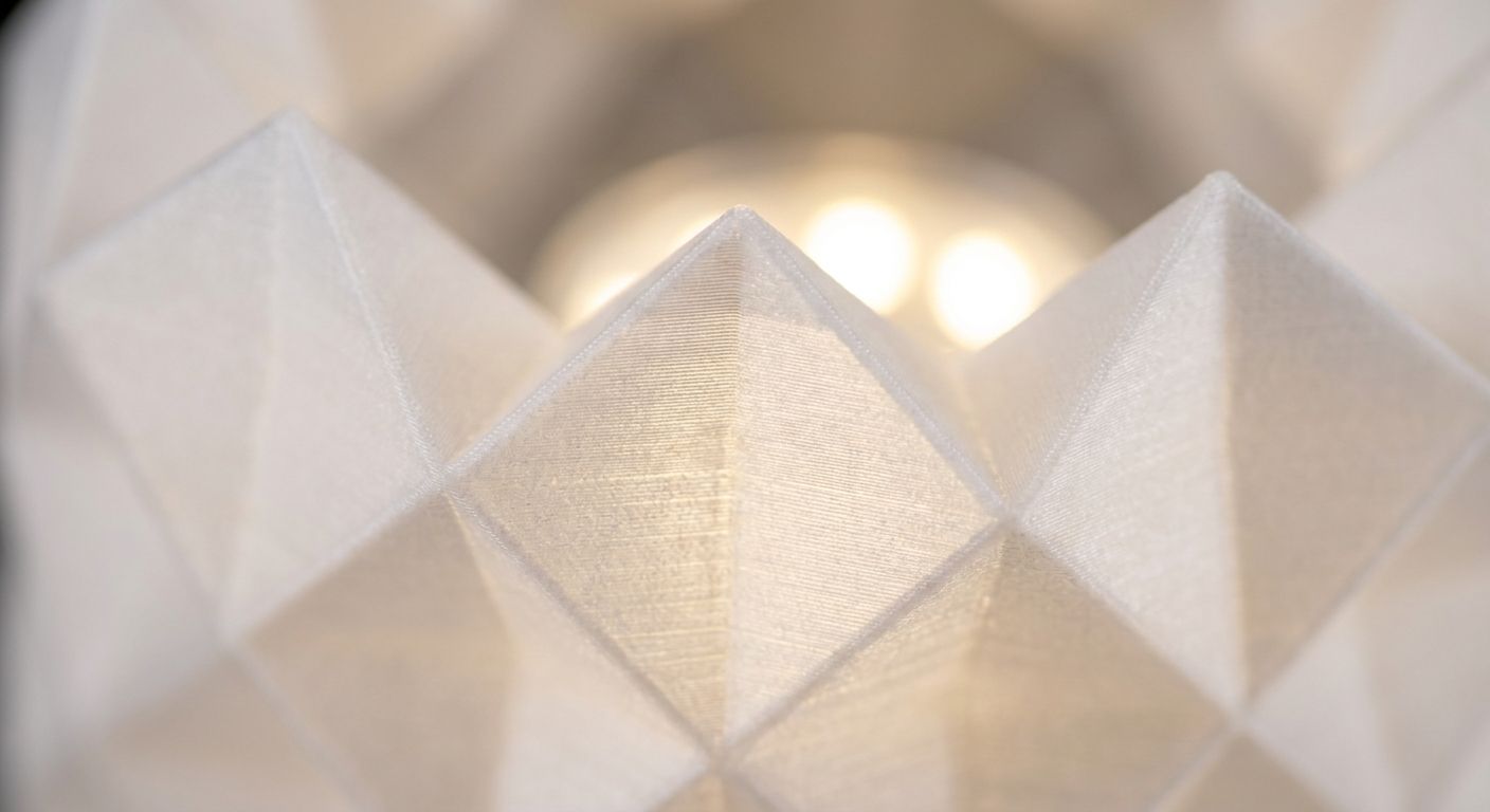 Parametric Origami Table Lamp view 3