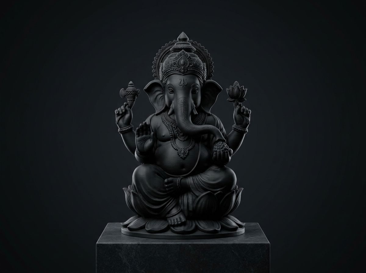 Lord Ganesha 3D Printed Idol