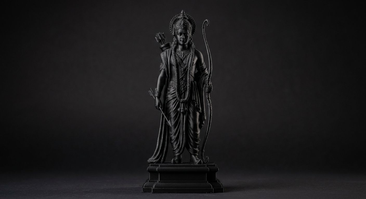 Lord Ram with Kodanda Bow 3D Idol