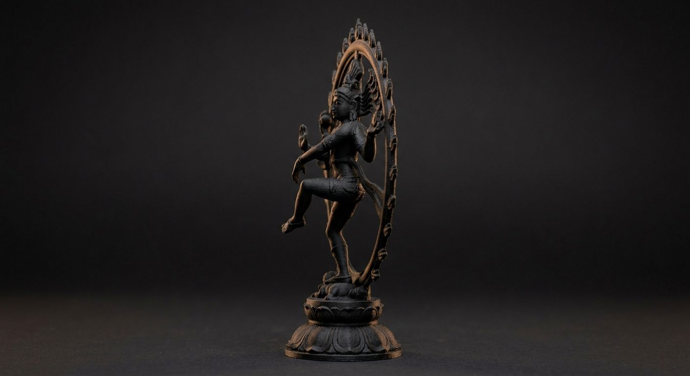 Lord Nataraja Cosmic Dance 3D Idol view 3
