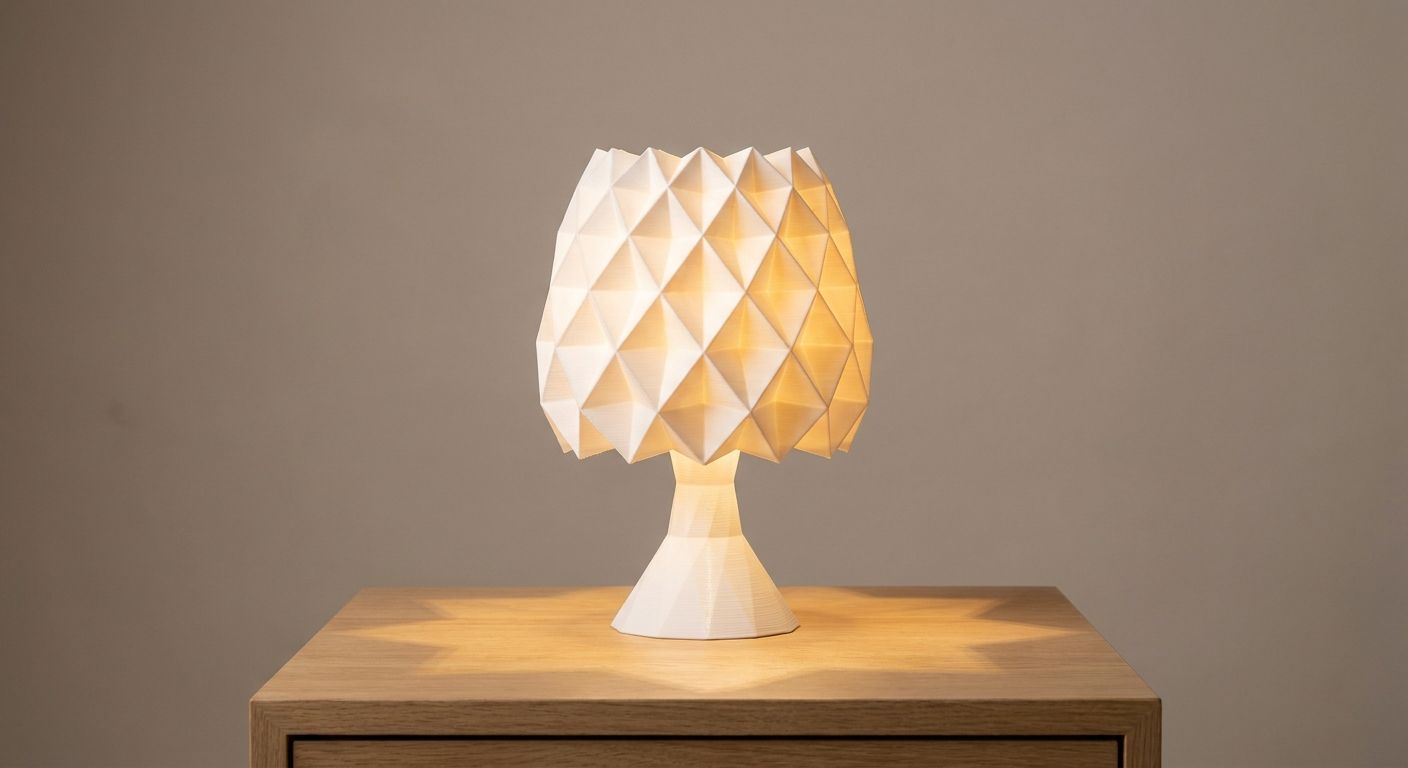 Parametric Origami Table Lamp
