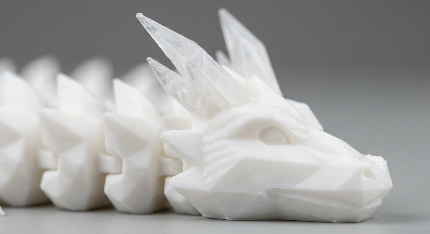 Articulated Crystal Winged Dragon view 3
