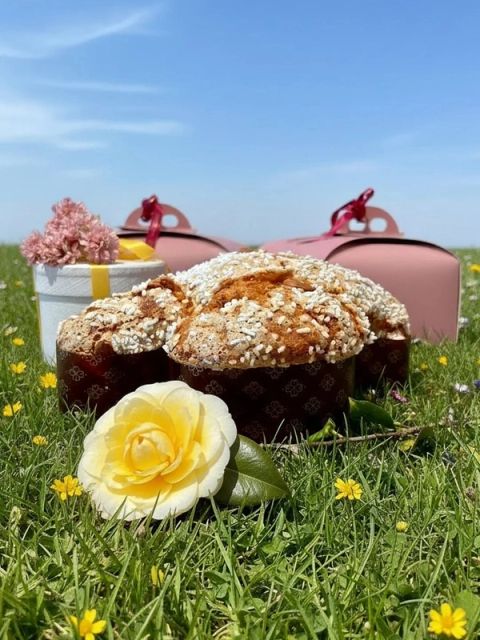 Un soffio di primavera Tra fiori e luce, la nostra colomba Tradizionale è un inno alla qualità: burro…