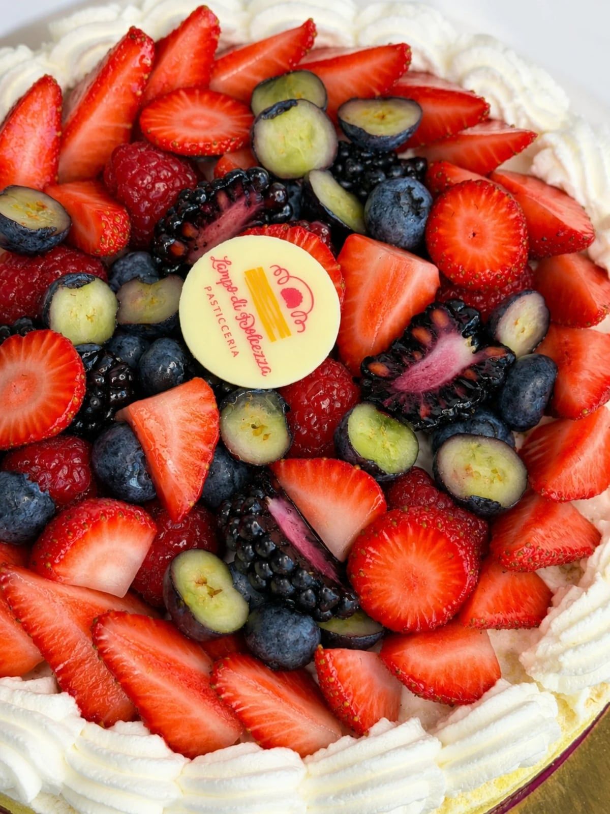 Chantilly ai frutti di bosco