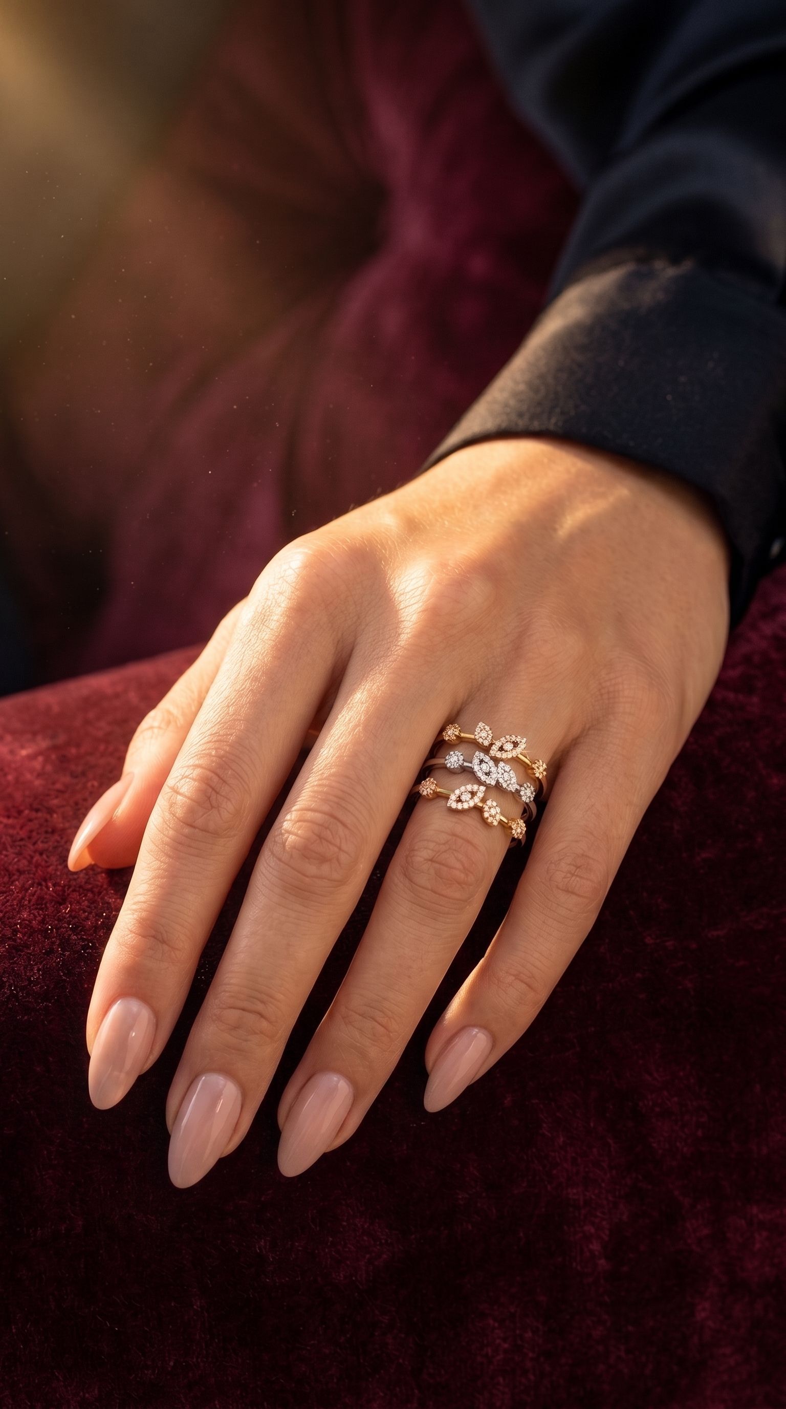 ring set by the fakhri jewels