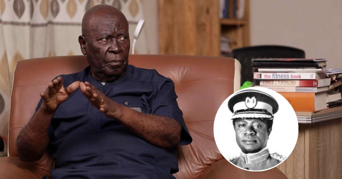 Major Patrick Adjei-Ampofo and General Acheampong