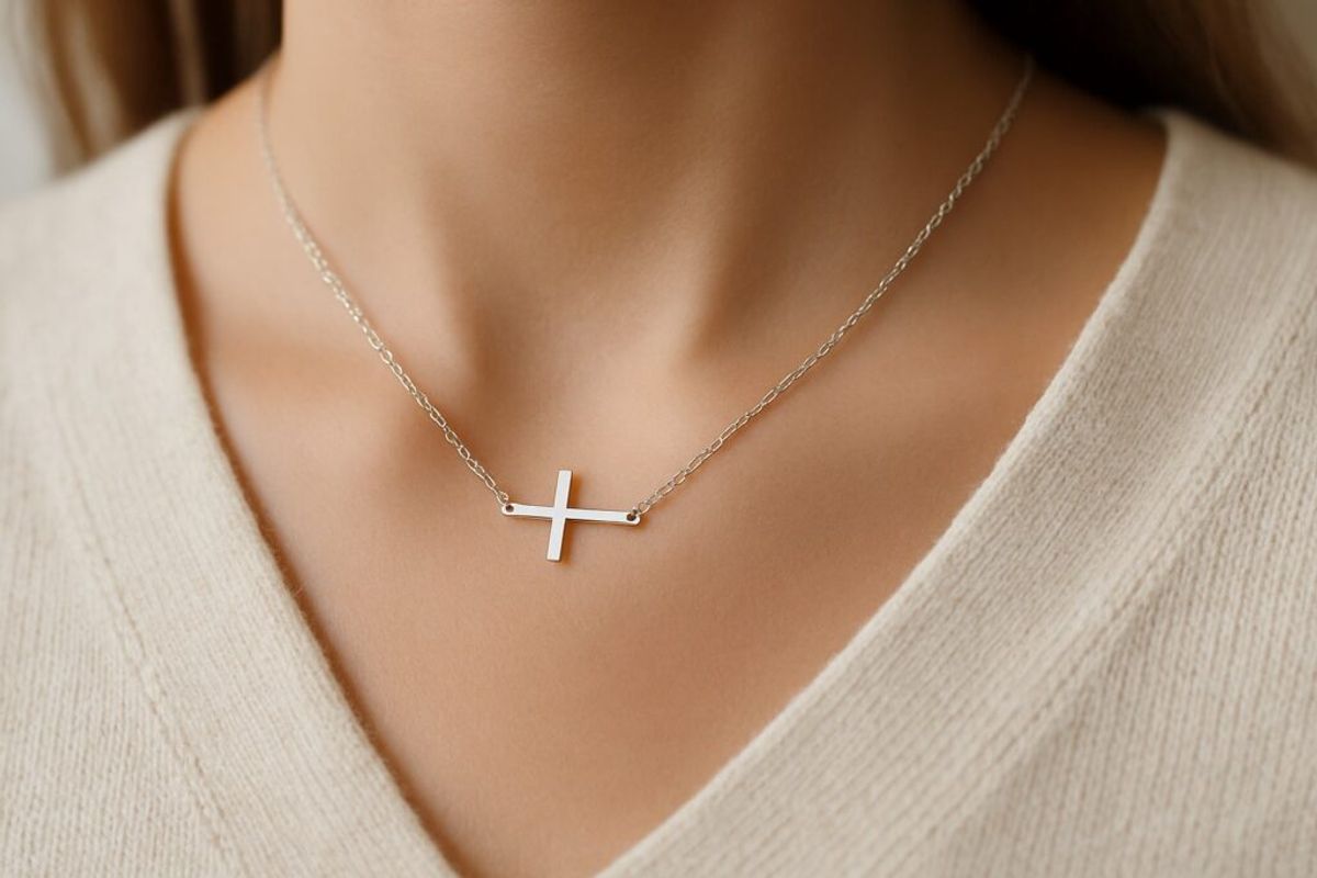 silver_sideways_cross_necklace