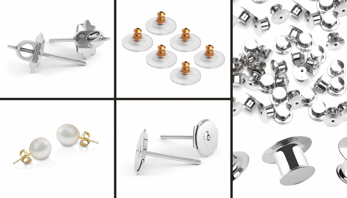 type of earrings back