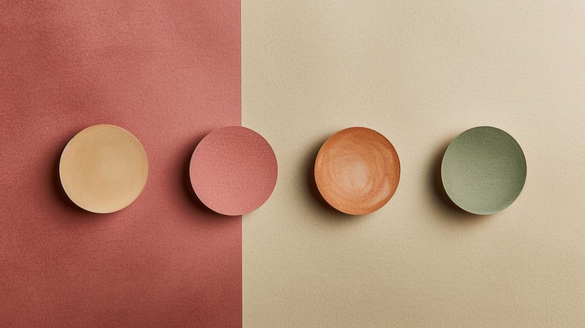 Undertone color guide showing different undertones.