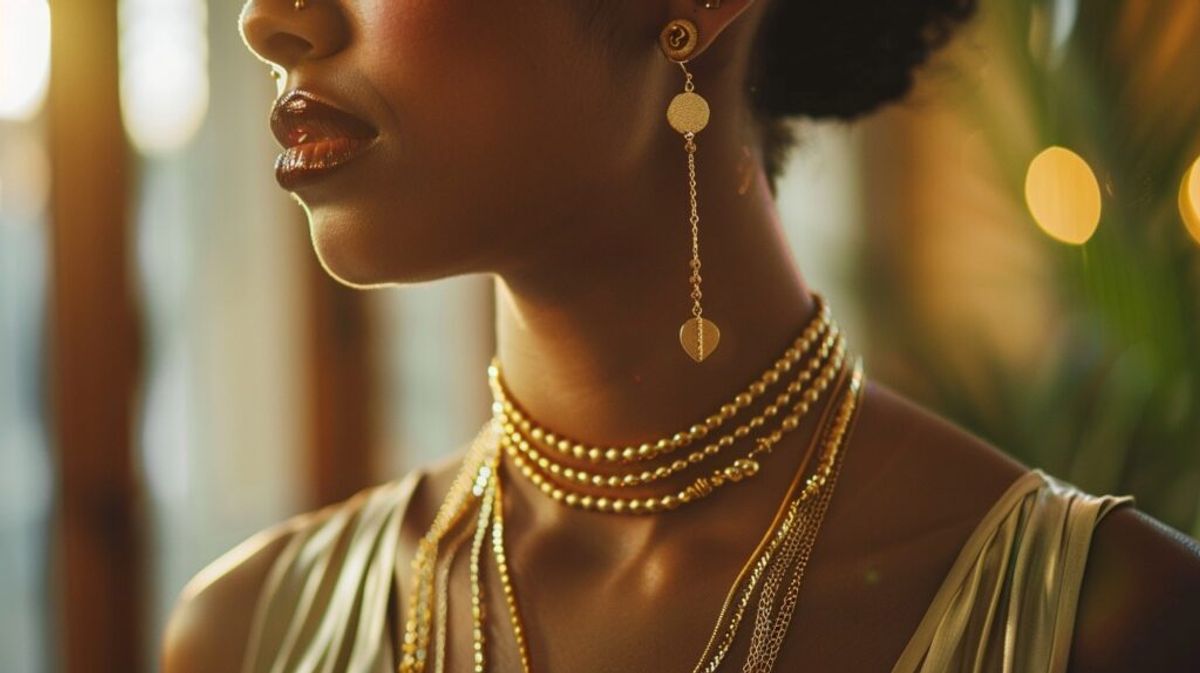 woman-layered-electroplated-jewelry
