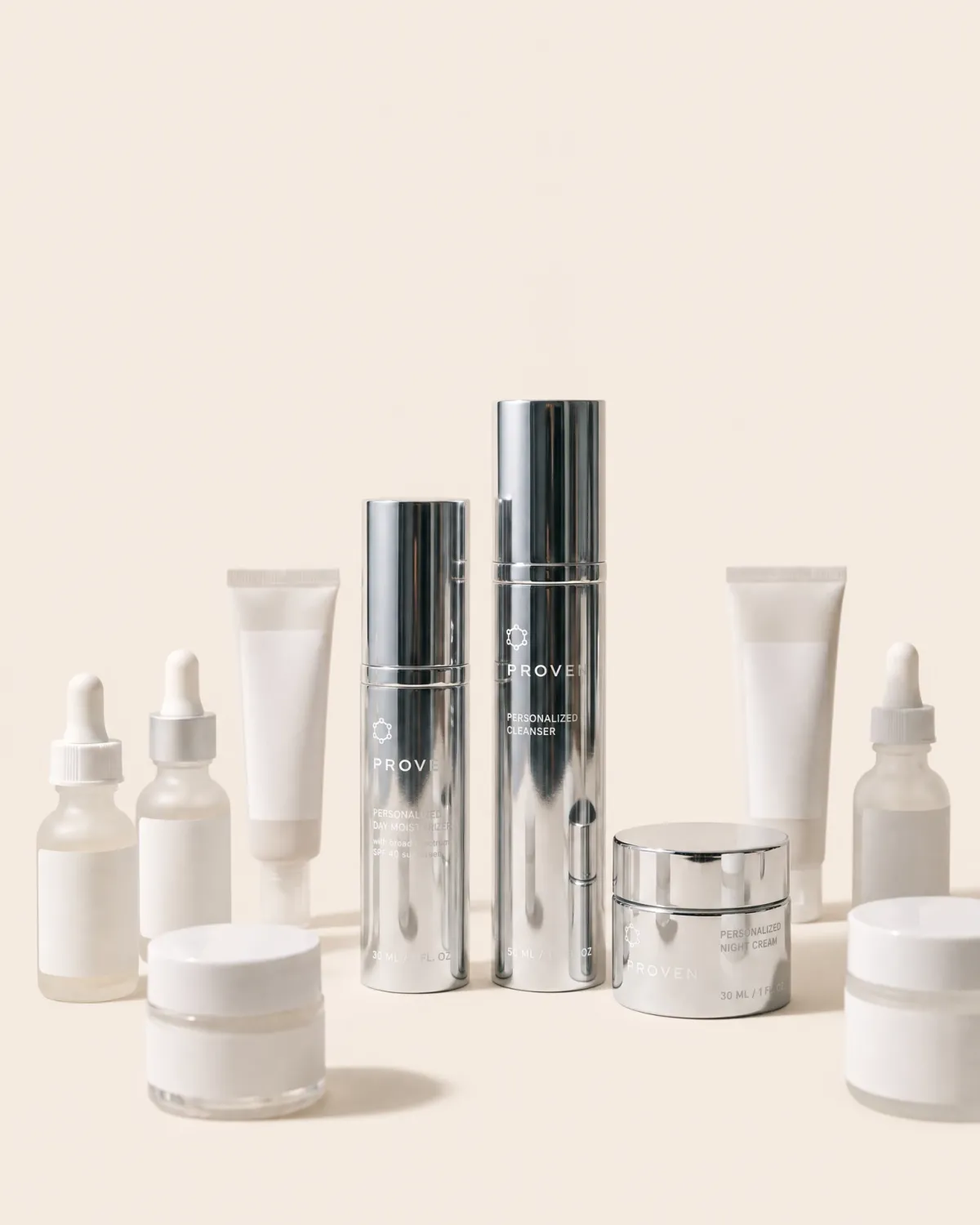 PROVEN personalized skincare bottles