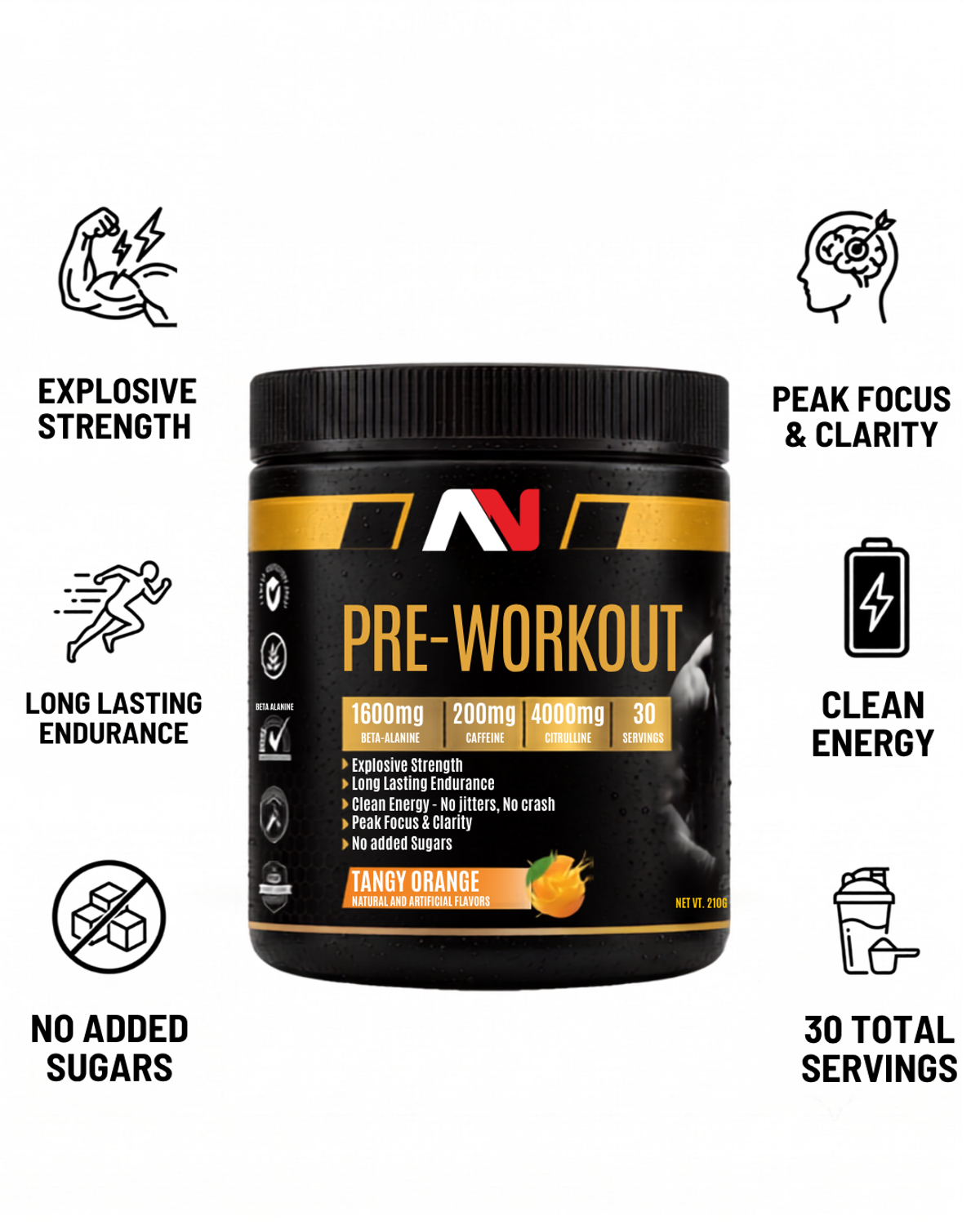 ADITYANUTRA PRE-WORKOUT view 3