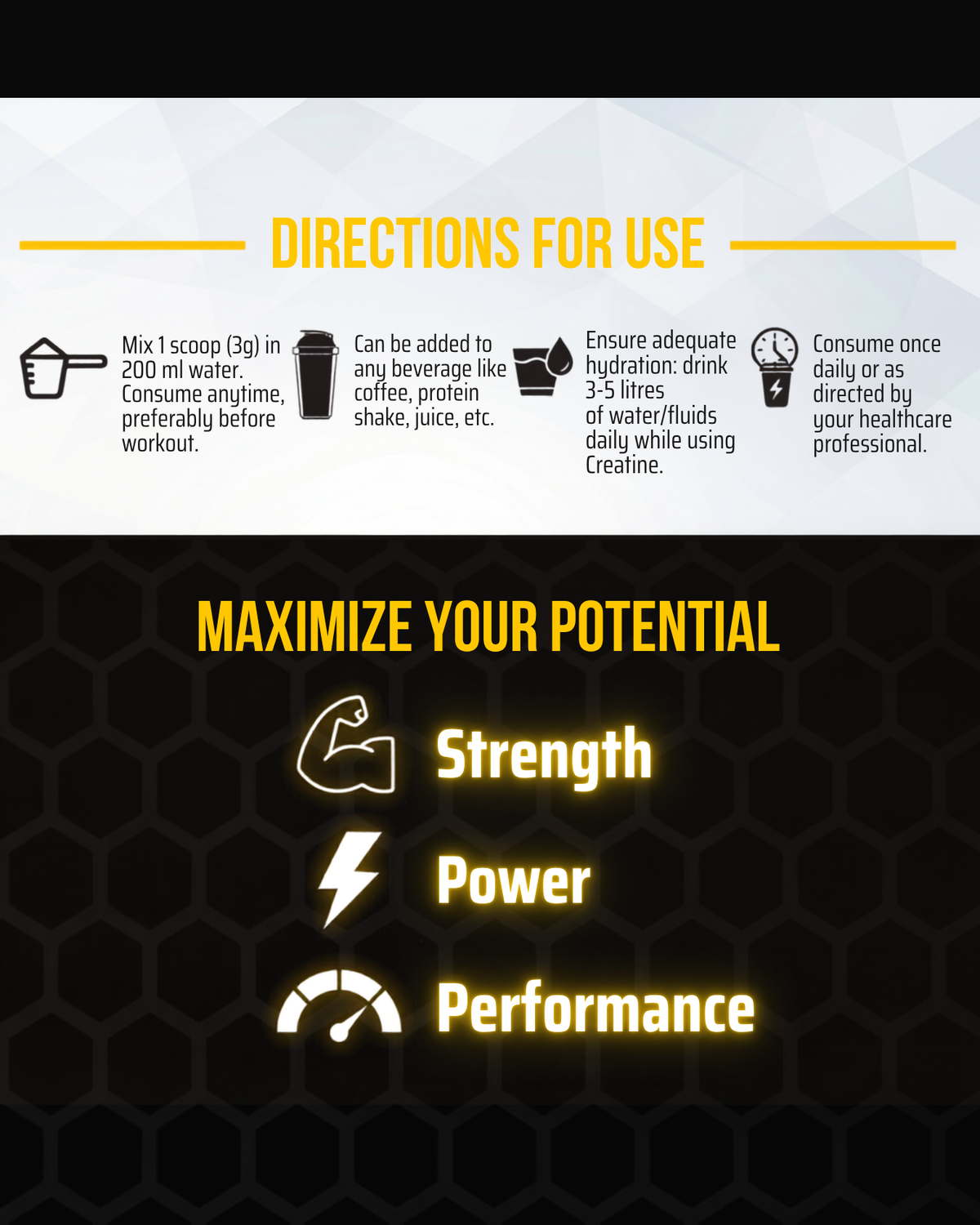 ADITYANUTRA MICRONIZED CREATINE MONOHYDRATE view 4