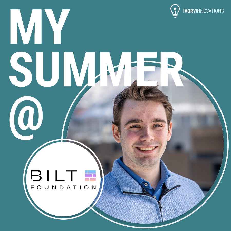Jack's Internship supporting the Bilt Foundation