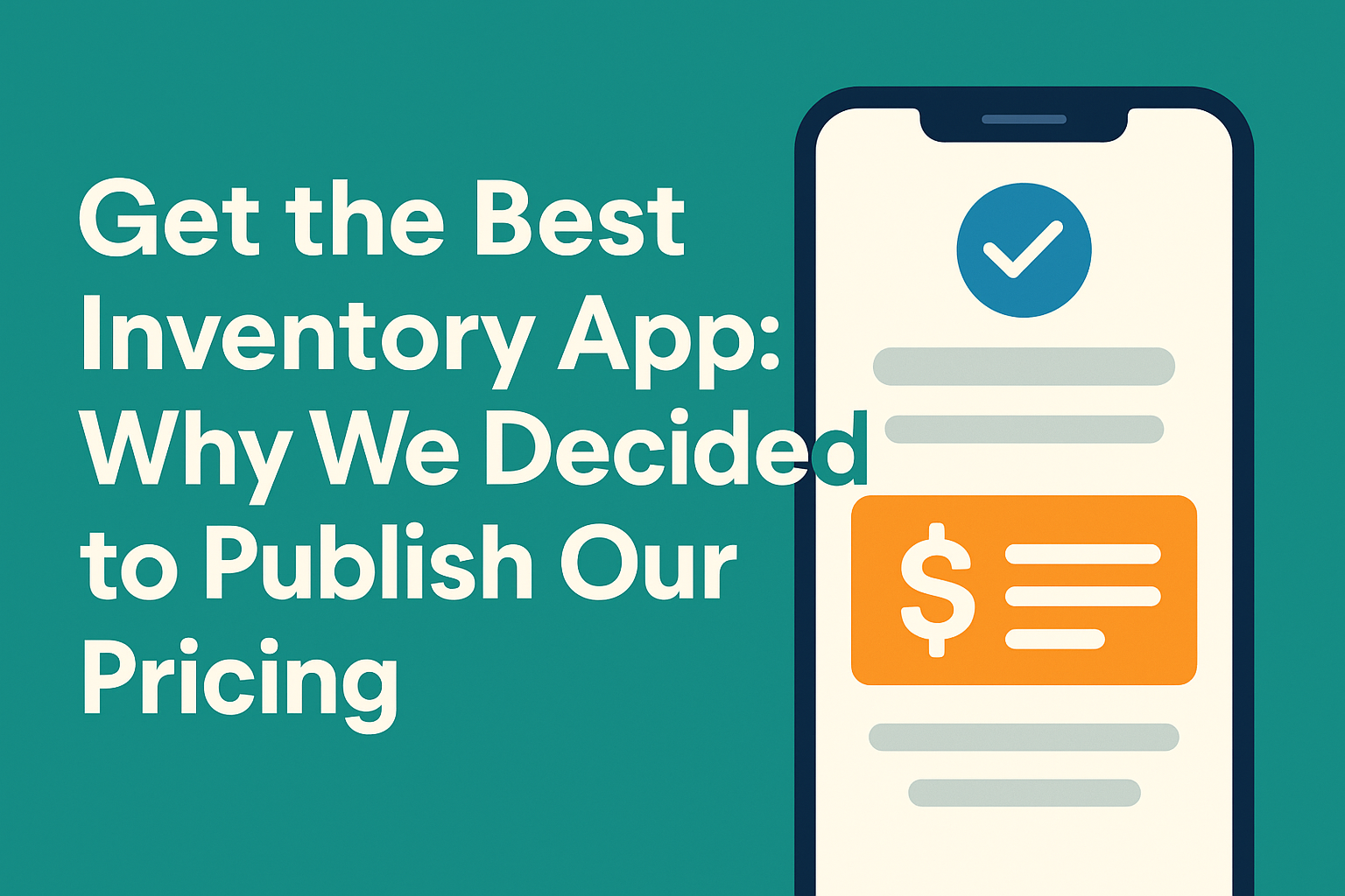 Get the best inventory app for your team. With Beacon they can access all of the features from the web right on their phone.