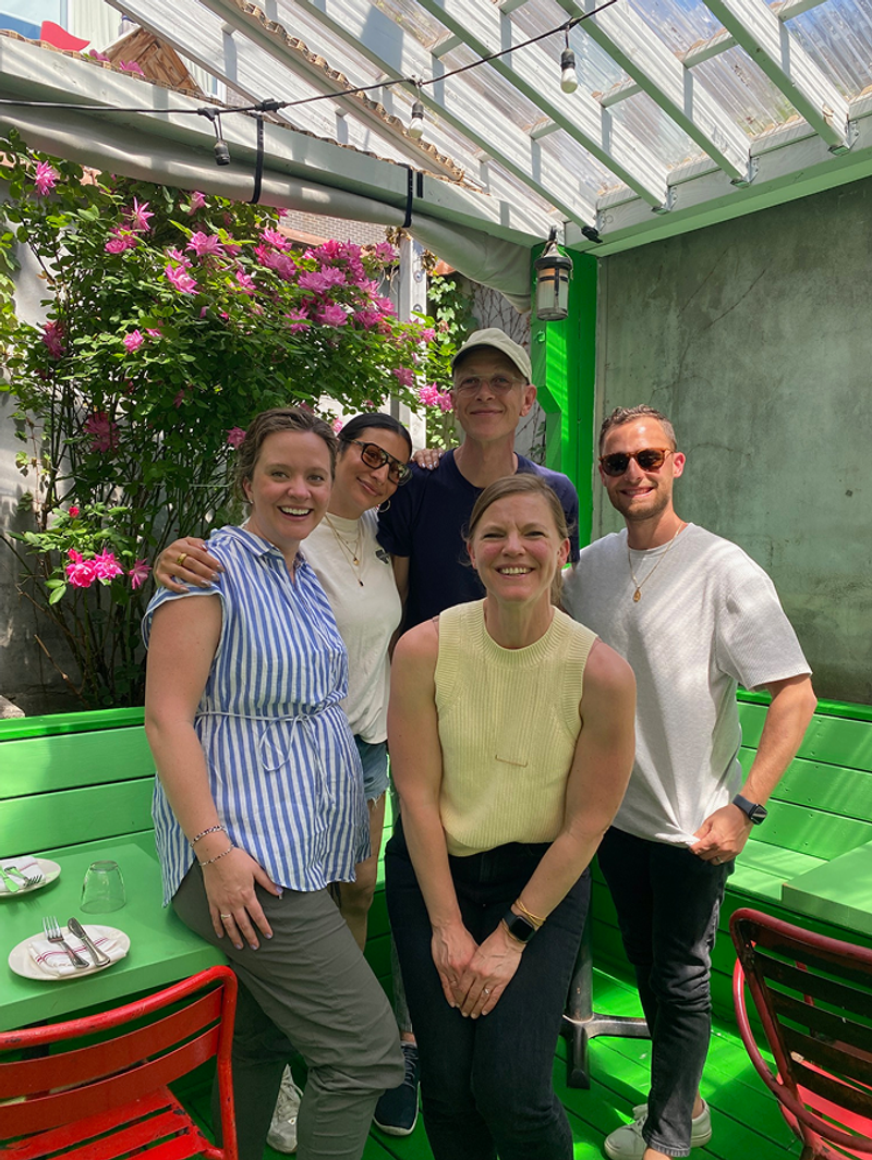Beardwood leadership team at the outdoor venue in New York City