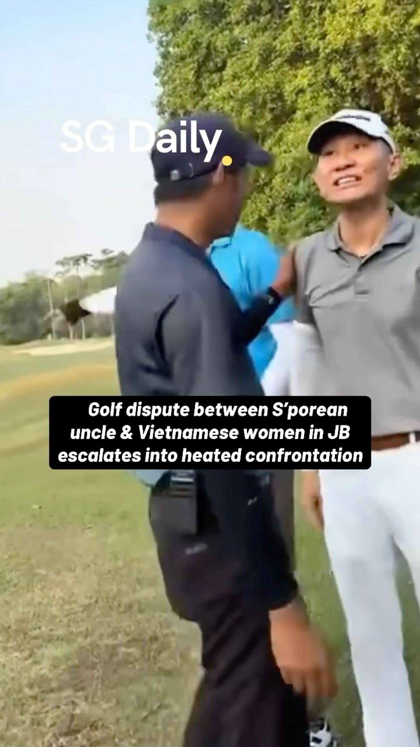 Golf dispute at JB resort escalates into heated confrontation