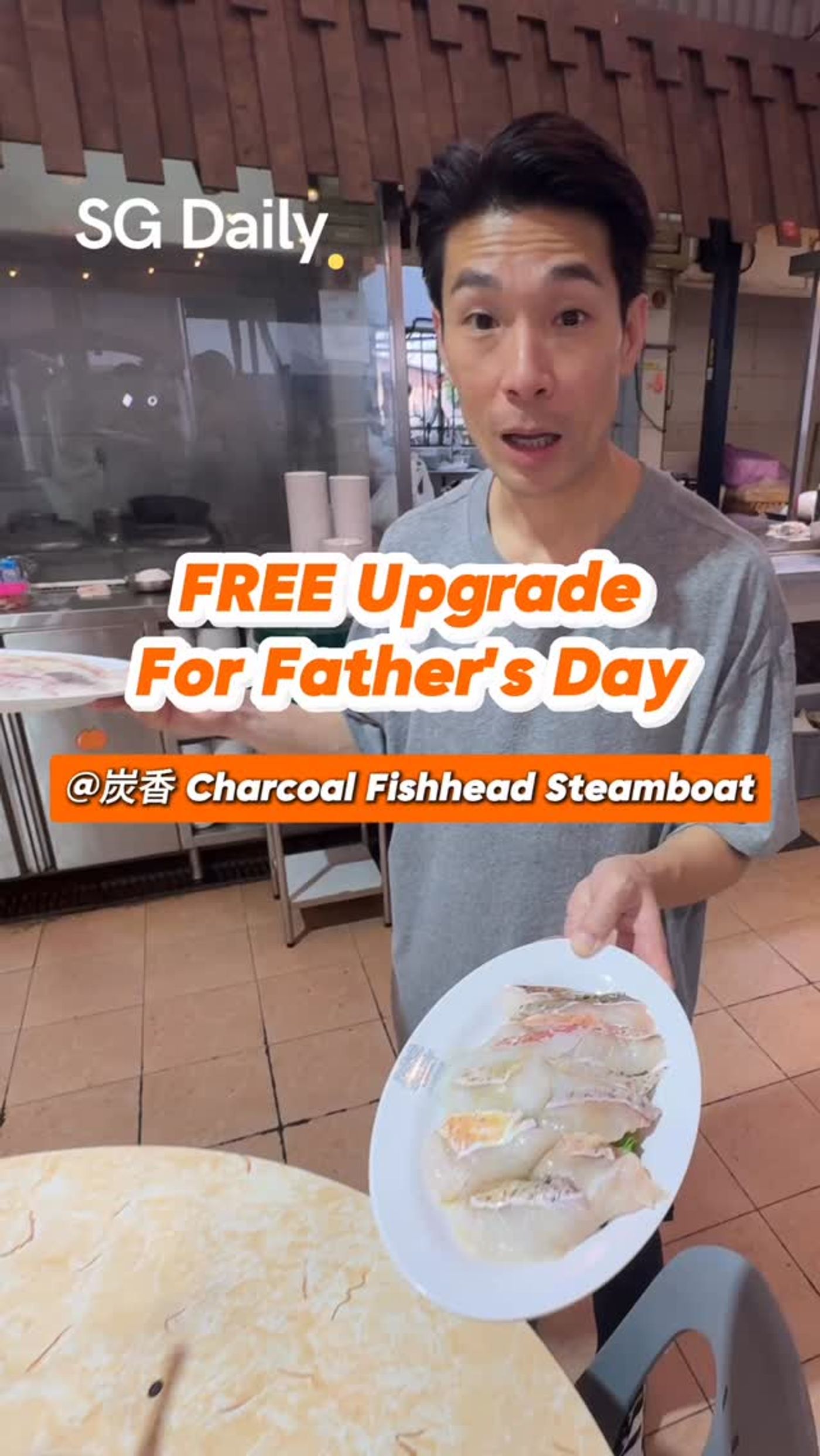 Charcoal Fish Head Steamboat's Father's Day promotion