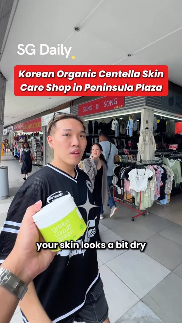 Green Green Green's centella skincare in Singapore