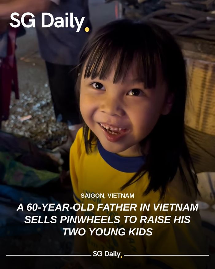 A 60-Year-Old Father in Vietnam Sells Pinwheels to Raise His Two Young Kids