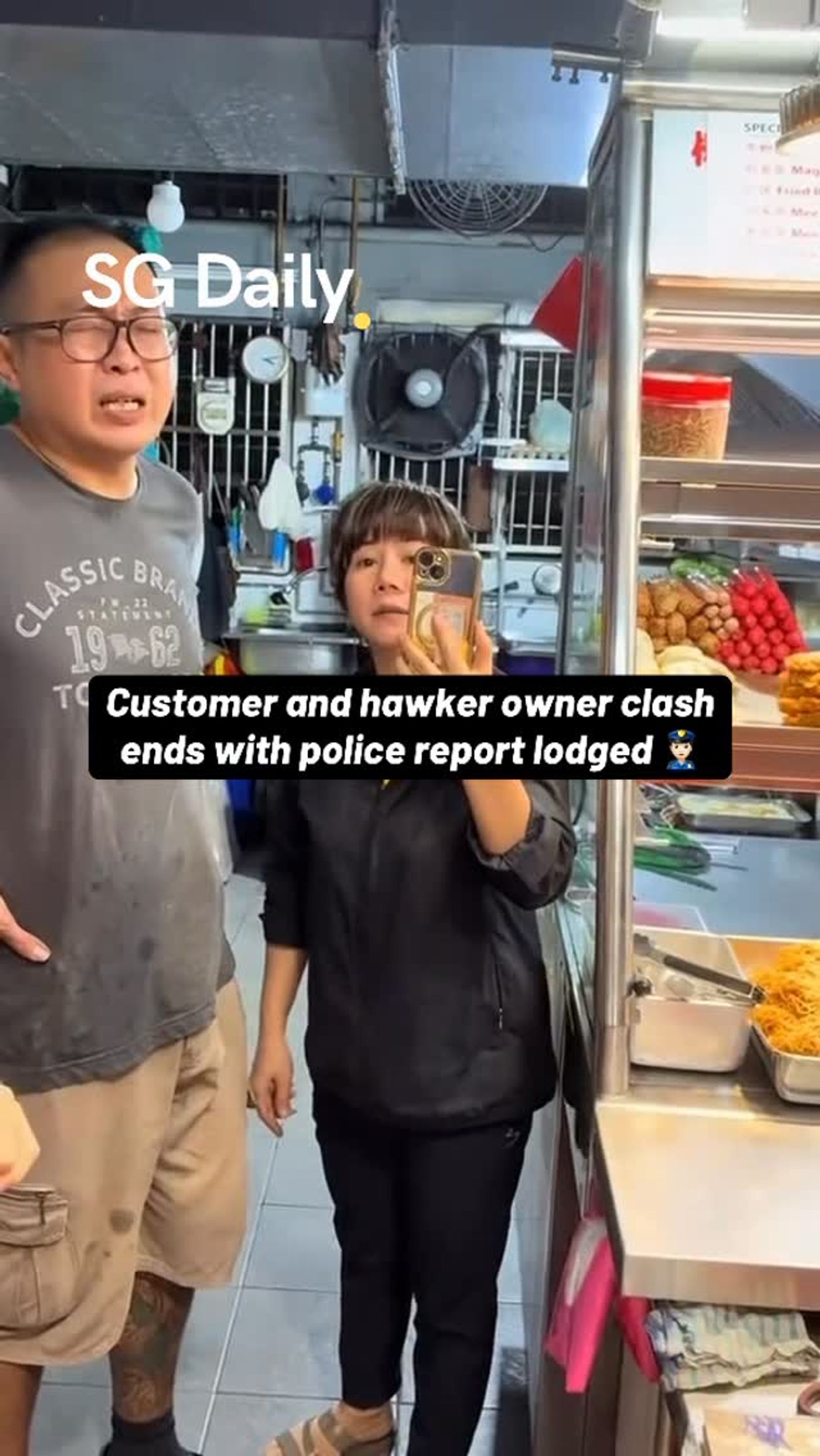 Post says police report lodged after customer-hawker dispute