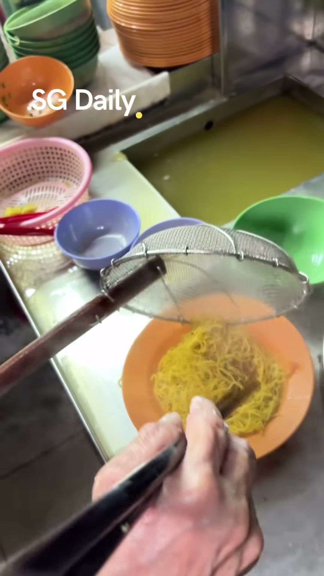 Food preparation shown in the January 2026 SG Daily source video.