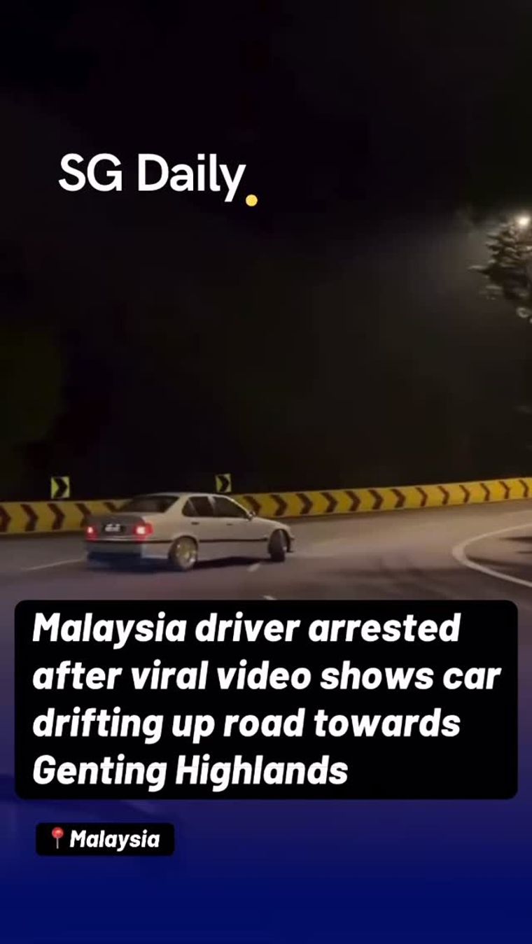 Malaysia driver arrested after Genting Highlands drifting video
