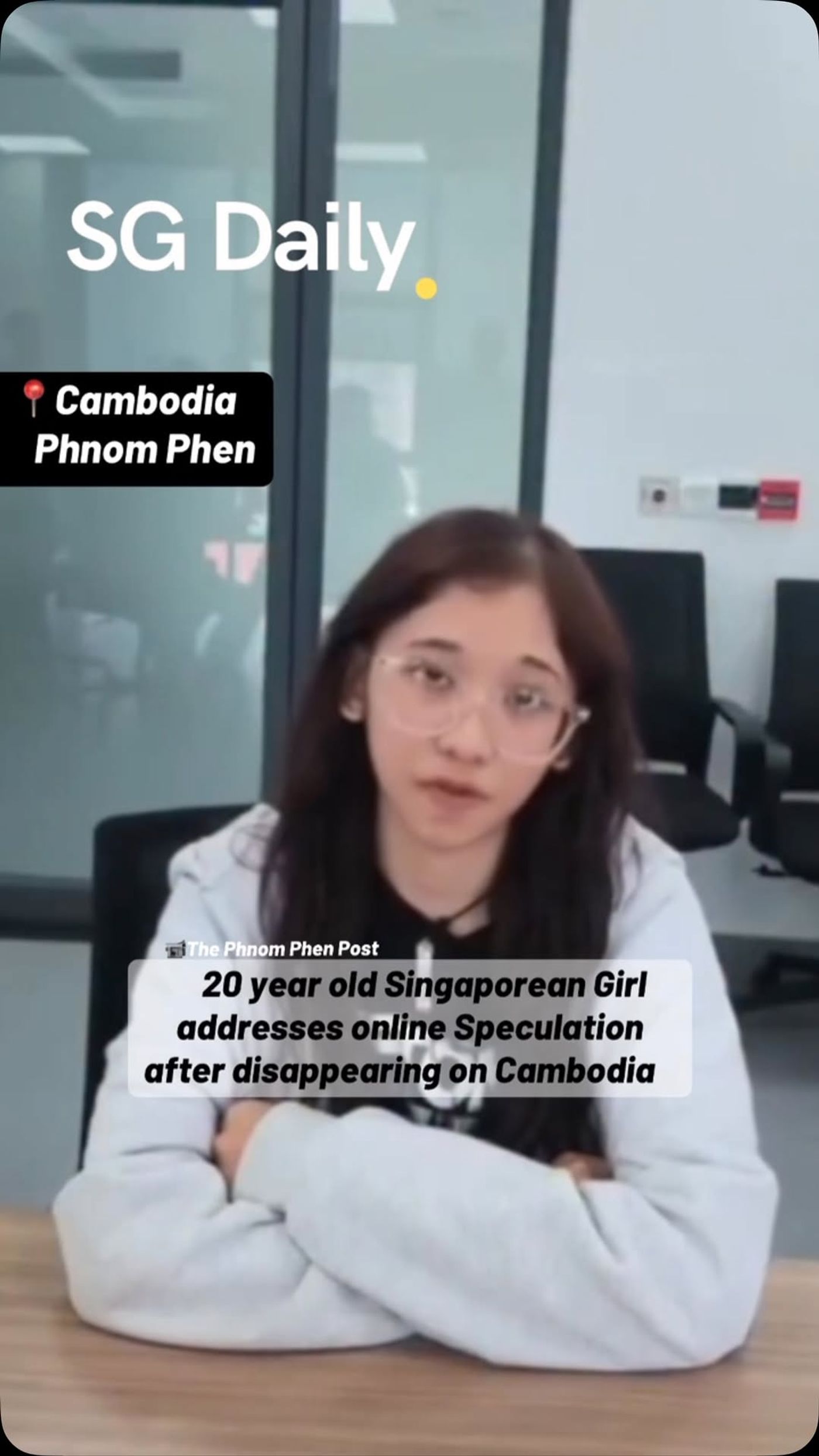 20-year-old Singaporean girl addresses online speculation after disappearing in Cambodia